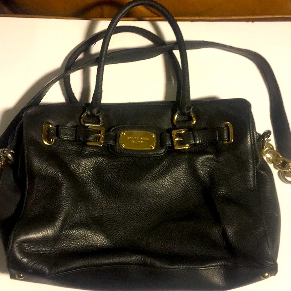 MICHAEL KORS HAMILTON LARGE SOFT LEATHER SATCHEL